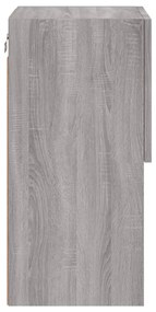 szürke sonoma TV-szekrény LED-lámpákkal 30,5 x 30 x 60 cm