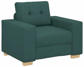 sötétzöld szövet kanapészék 60 cm