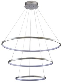 LED Csillár zsinóron LEA LED/60W/230V 4000K átm. 80 cm króm