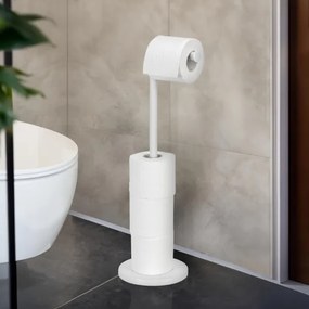 WENKO 21424100 - Fehér WC-papírtartó 21x55 cm