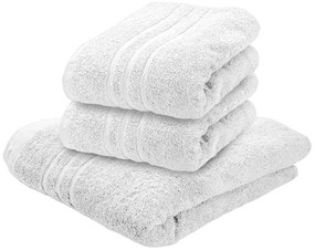 1x COMFORT fehér fürdőlepedő+ 2x COMFORT fehér törölköző