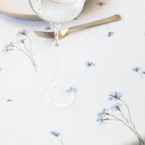 Goldea teflonbevonatú asztalterítő - kék búzavirág 120 x 140 cm