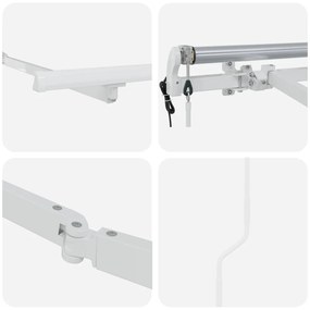 Elektromos Napernyő Váz Behúzható 4x2 cm Fém