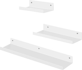 Polc fém Eugad 50 x 10,5 cm fehér