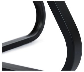 Natúr színű kerek dohányzóasztal tölgyfa dekoros asztallappal ø 80 cm Cesura – Unique Furniture