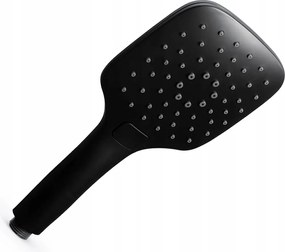 Fekete Zuhanyfej Matt Sannit 3 Funkciós Zuhanyfej Nyomógombbal