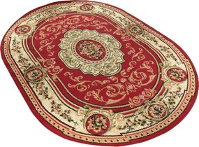 Ovális szőnyeg Bcf 200x300 Klasszikus Divatos Tömör Török Szőnyeg 28r