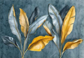 Fotótapéta Luxus Flóra Metál vinil 416x254 +ragasztó