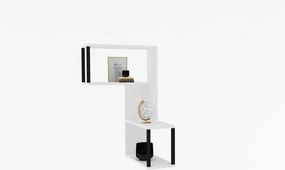 Lecco fali polc, fehér, 84 cm