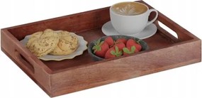 Tálca fogantyúval 36x26 cm mangófa G16