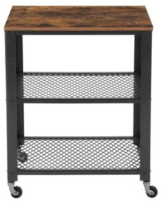 MARGE tálalóasztal barna/fekete