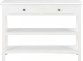 fehér MDF tálalószekrény 110 x 35 x 80 cm