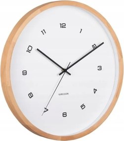 Falióra nagy fehér fa elemes konyha nappaliba Modesta XX