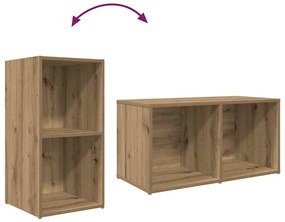 TV Szekrény Szett 8 pcs Artisan tölgy 37 x 35 x 72 cm Faanyag