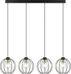 Emibig modern függeszték gino fekete arany emi1222/4