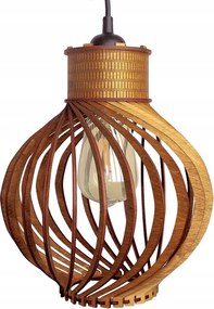 Fából Készült Mennyezeti Függőlámpa Erybol Gesztenye