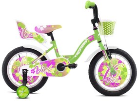 Capriolo BMX 16" VIOLA gyerek kerékpár, rózsaszín-zöld