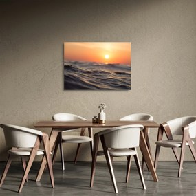 Tenger hullámai képe (üvegen) (70x50 cm)
