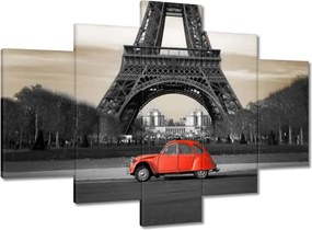 Vászonkép 150x105 Piros autó Franciaország