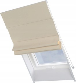 Kész redőny Rimini tetőtéri ablakra 50x60cm bézs