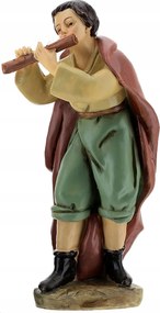 Betlehem dekorációs figura "Zenész fuvolával"- 15cm magas figurákhoz