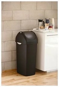 Simplehuman szemetes, 60 l, fekete, 60 l