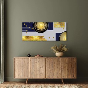 Kép - arany körök (120x50 cm)