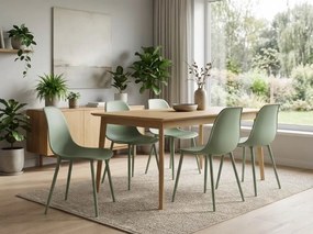 Étkezőszék OSAKA műanyag, világoszöld