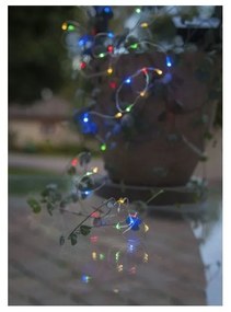 Dew Drop kültéri napelemes LED fényfüzér színes diódákkal, hosszúság 5 m - Star Trading