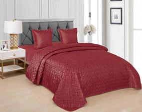 Ágytakaró WICKER bordó Méret: 170 x 210 cm