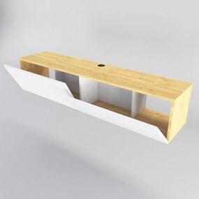 TV szekrény Poling - White, Sapphire