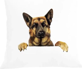 Párna párnahuzat nyomott mintás Német juhászkutya