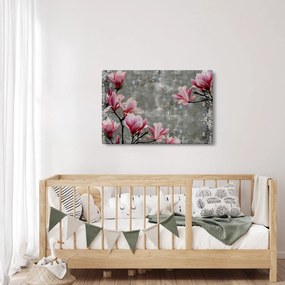 Kép virággal (90x60 cm)
