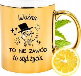 Prémium Arany Csillogó Bögre Gondnoknőnek Ajándék Nyomtatott Fotóval