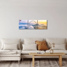 Kép - Bledi-tó (órával) (90x30 cm)