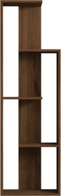 Wand könyvespolc, dió, 50 cm