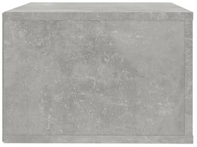 betonszürke falra szerelhető éjjeliszekrény 50 x 36 x 25 cm