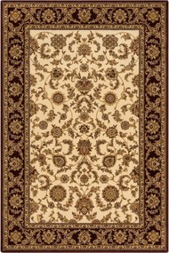 Gyapjú Szőnyeg Agnella Isfahan Anafi Borostyán Klasszikus Dísz 160x240 cm