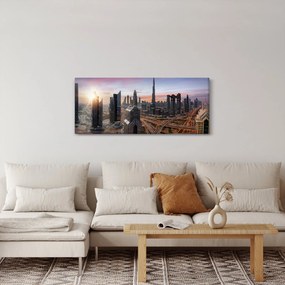 Kép - Dubai panorámája (120x50 cm)