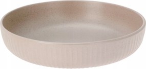 Ebédlő Tányér Kerámia Rózsaszín Mély Kerek Leves Ø 22 cm