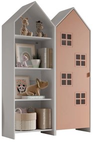 Fehér-rózsaszín nyitott gyerek ruhásszekrény 115x171,5 cm CASAMI BRUGES – Vipack