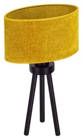 Duolla - Asztali lámpa OVAL 1xE27/15W/230V átm. 30 cm barna