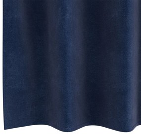Függönyök függönyökkel 2 pcs Sötétkék 140 x 175 cm Bársony