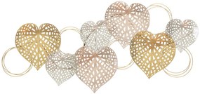 Fali dekorációs szívek 91x2,5x39,5cm