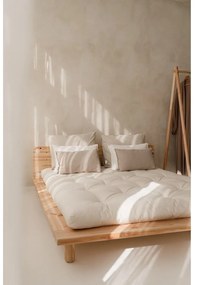 Borovi fenyő franciaágy ágyráccsal 160x200 cm Peek – Karup Design