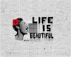 Poszterek 50x40 Banksy Life is beautiful