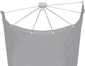 Ernyő alakú zuhanyfüggönytartó