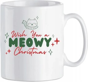 Karácsonyi bögre Macska Karácsonyi macska 330 ml