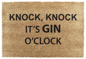 Kókuszrost lábtörlő 40x60 cm Gin O'Clock – Artsy Doormats