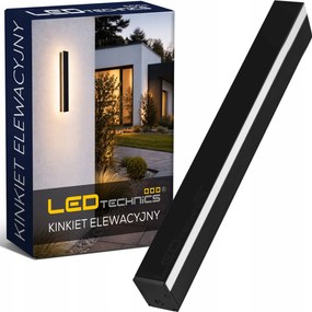 Homlokzati Kerti Fali Lámpa Kültéri Fali lámpa IP65 9W Led CCD 30cm